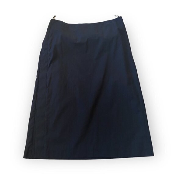 Jil Sander Blue Midi Skirt, Size 42‎ EU (German size) - Picture 6 of 13